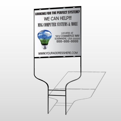 Scene Bulb 435 Round Rod Sign