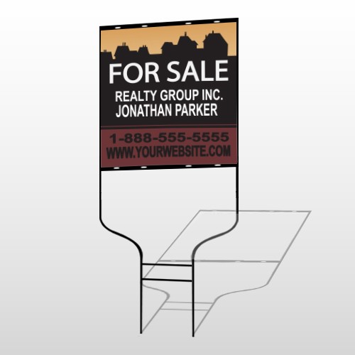 Silhouette Community 851 Round Rod Sign