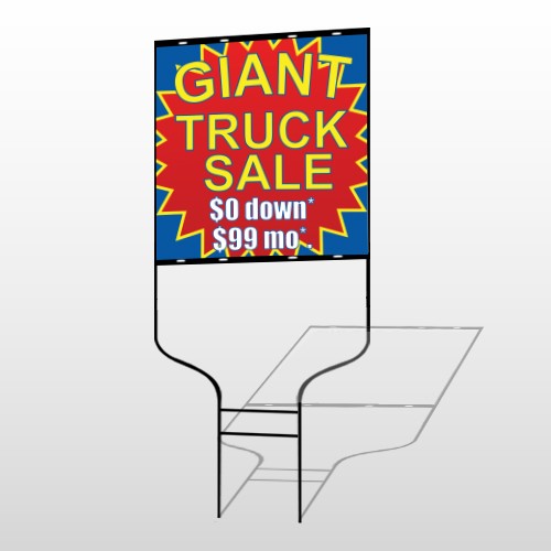 Starburst 119 Round Rod Sign