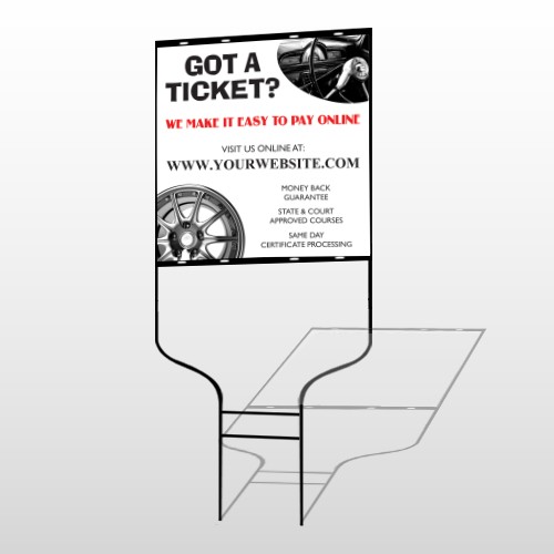 Steering Wheel 154 Round Rod Sign