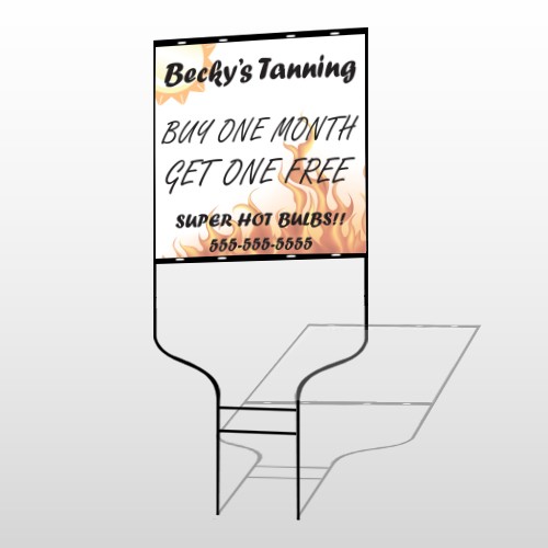 Tanning 298 Round Rod Sign