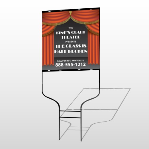 Theatre Curtains 521 Round Rod Sign