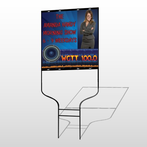 Amp Morning Show 439 Round Rod Sign