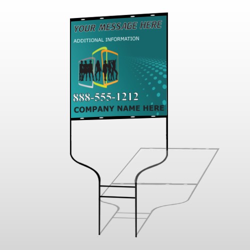 Fashion Models 180 Round Rod Sign