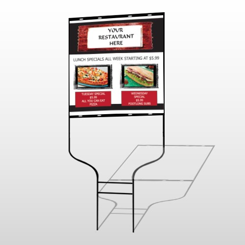 Restaurant Specials 370 Round Rod Sign