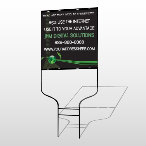 World Of Numbers 436 Round Rod Sign