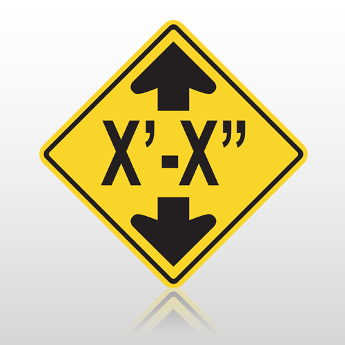 Max Height 10047 Road Sign