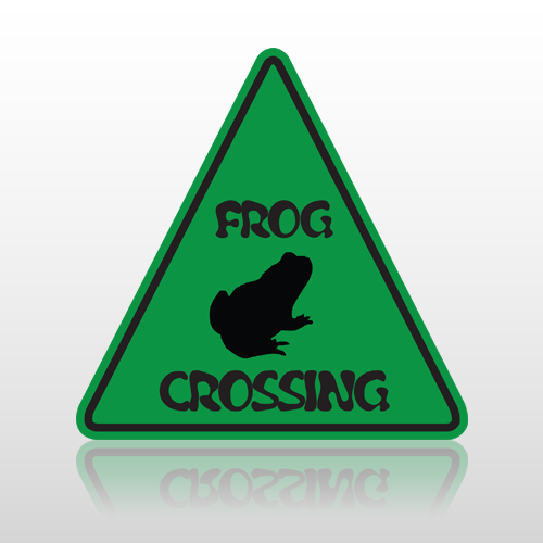 Frog 1050 Floor Decal Triangle