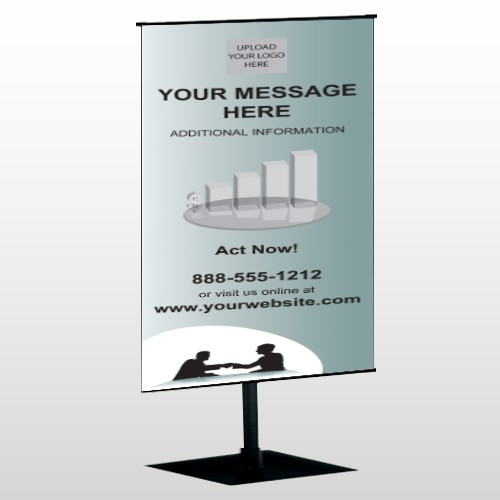 Bank 174 Center Pole Banner Stand