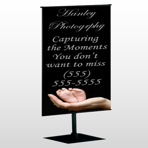 Flower 49 Center Pole Banner Stand