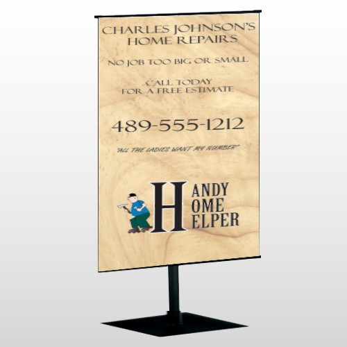 Home Repair 242 Center Pole Banner Stand