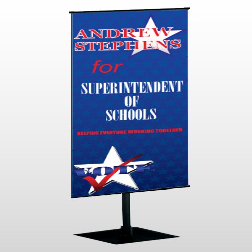 Superintendent 306 Center Pole Banner Stand