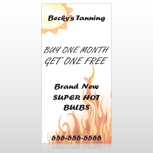 Tanning 298 Custom Sign