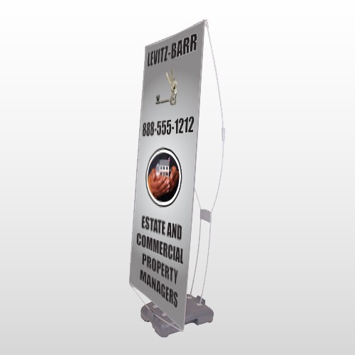Bar 362 Exterior Flex Banner Stand