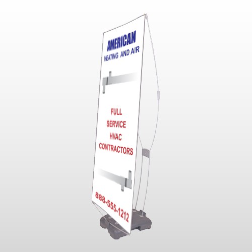 Construction 252 Exterior Flex Banner Stand