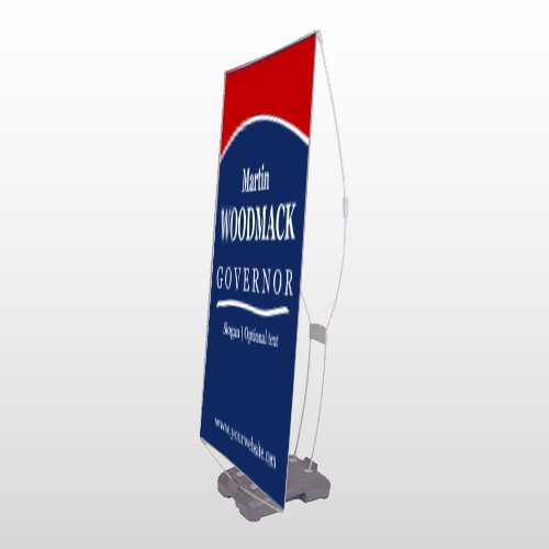 Governor 132 Exterior Flex Banner Stand