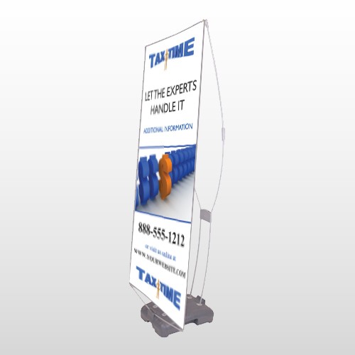 Tax Time 171 Exterior Flex Banner Stand