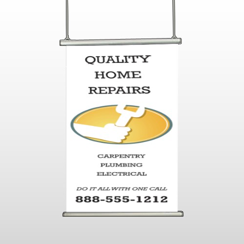 Construction 244 Hanging Banner