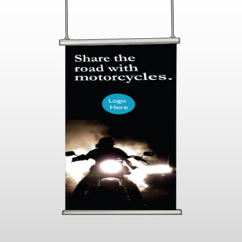 Motorcycle 106 Hanging Banner