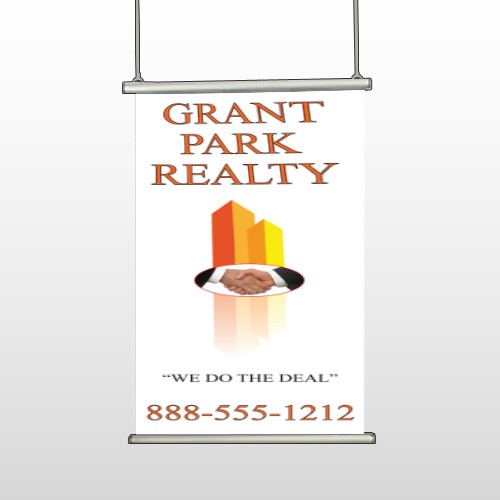 Real Handshake 365 Hanging Banner