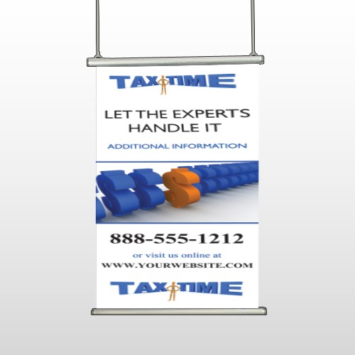 Tax Time 171 Hanging Banner