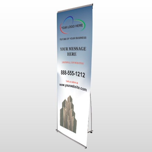 Industry 168 Flex Banner Stand