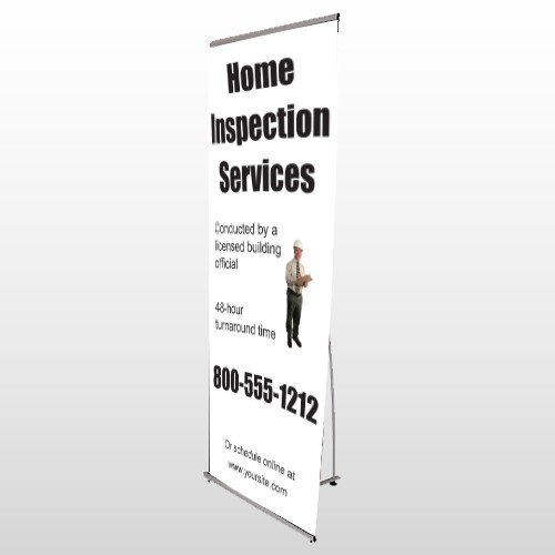 Home Inspection 360 Flex Banner Stand