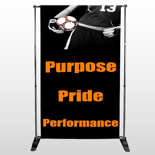 Black 41 Pocket Banner Stand