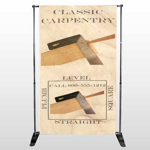Carpentry 238 Pocket Banner Stand