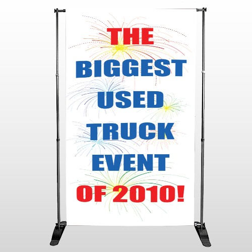 Fireworks 118 Pocket Banner Stand