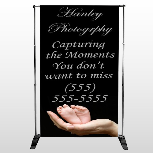 Flower 49 Pocket Banner Stand