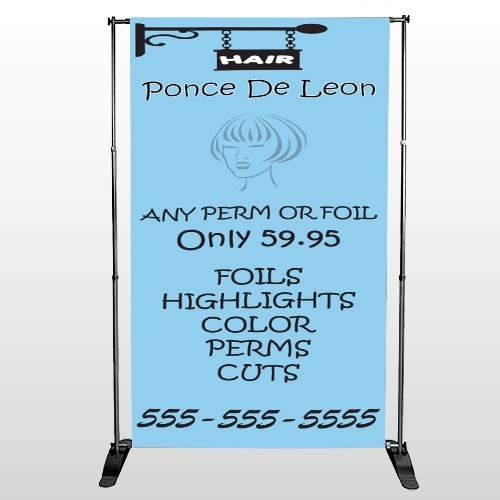 Hair 289 Pocket Banner Stand