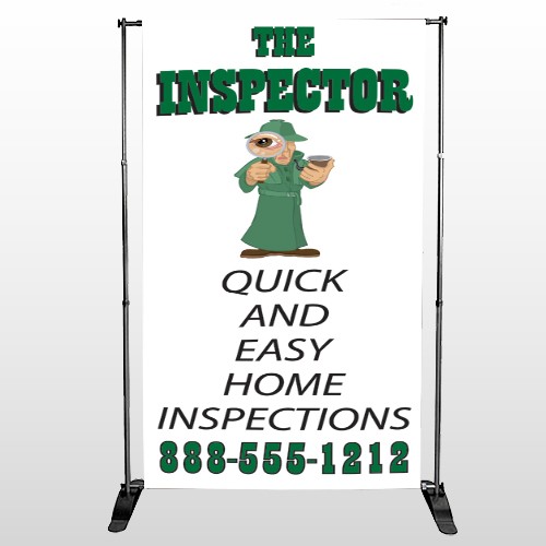 Home Inspection 361 Pocket Banner Stand