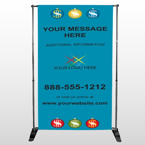 Insurance 176 Pocket Banner Stand