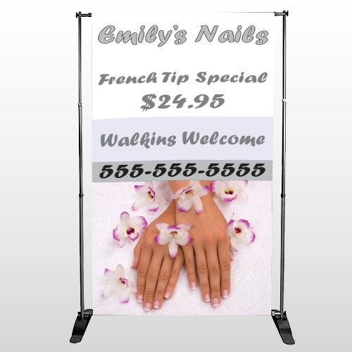 Nails 295 Pocket Banner Stand