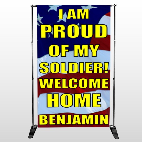 Flag 57 Pocket Banner Stand