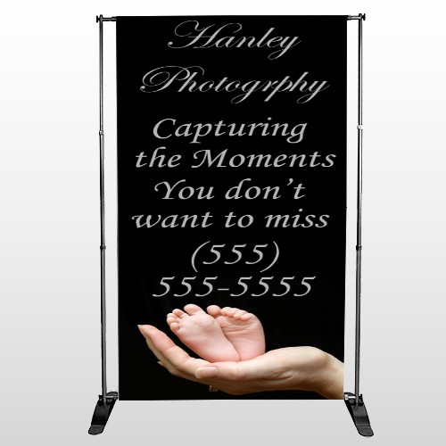 Flower 49 Pocket Banner Stand