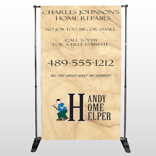 Home Repair 242 Pocket Banner Stand