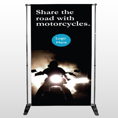 Motorcycle 106 Pocket Banner Stand