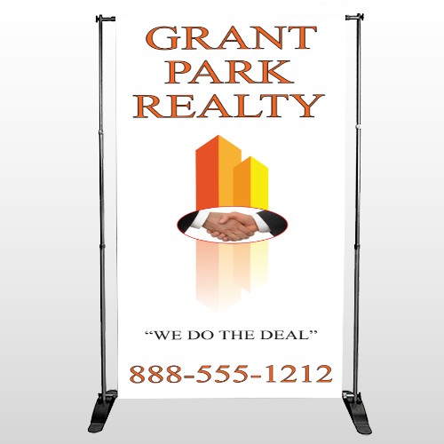 Real Handshake 365 Pocket Banner Stand