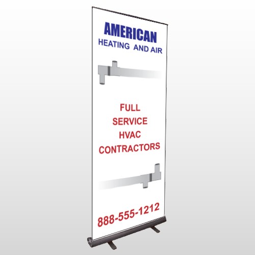 Construction 252 Retractable Banner Stand
