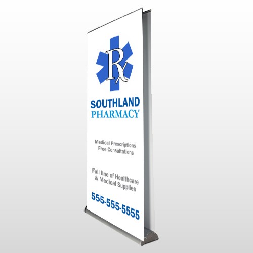 Pharmacy 103 Retractable Banner Stand