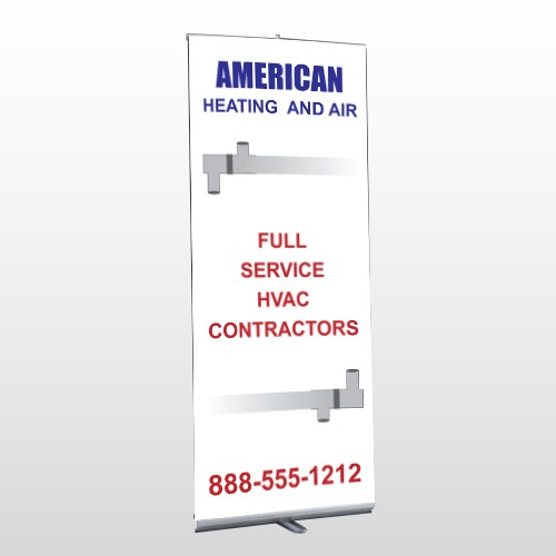 Construction 252 Retractable Banner Stand