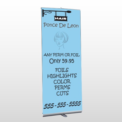 Hair 289 Retractable Banner Stand