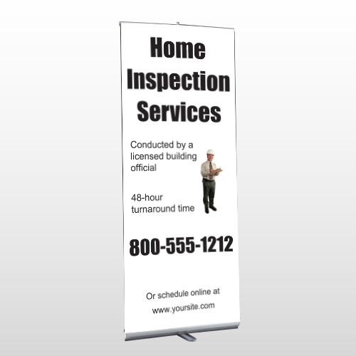 Home Inspection 360 Retractable Banner Stand