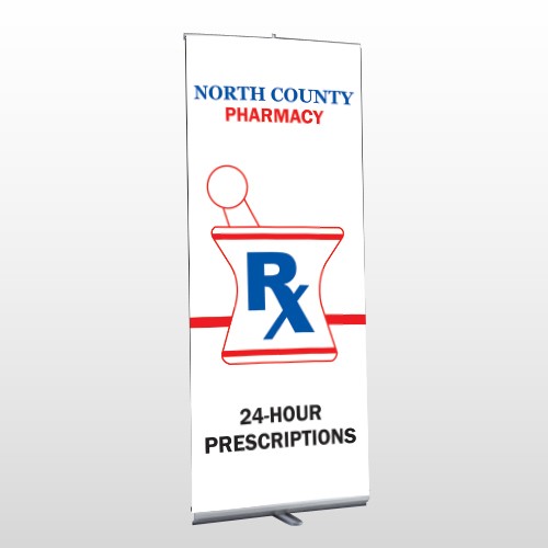 Pharmacy 101 Retractable Banner Stand
