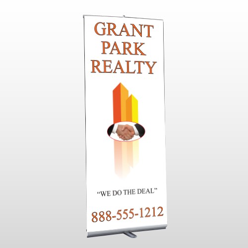 Real Handshake 365 Retractable Banner Stand