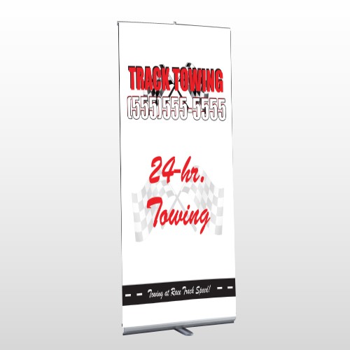Towing 126 Retractable Banner Stand