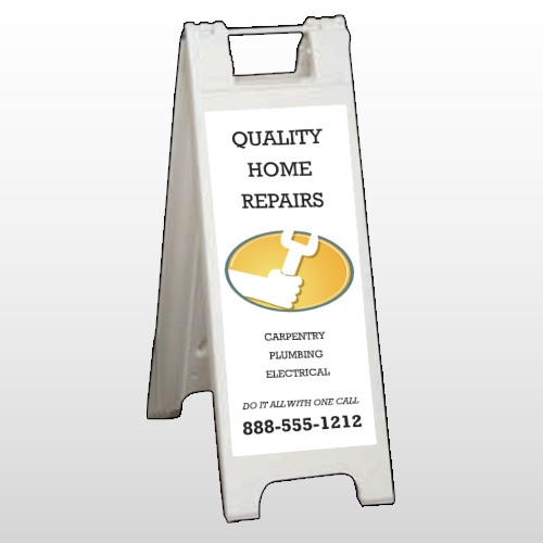 Construction 244 A Frame Sign