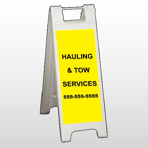 Hauling 127 A Frame Sign